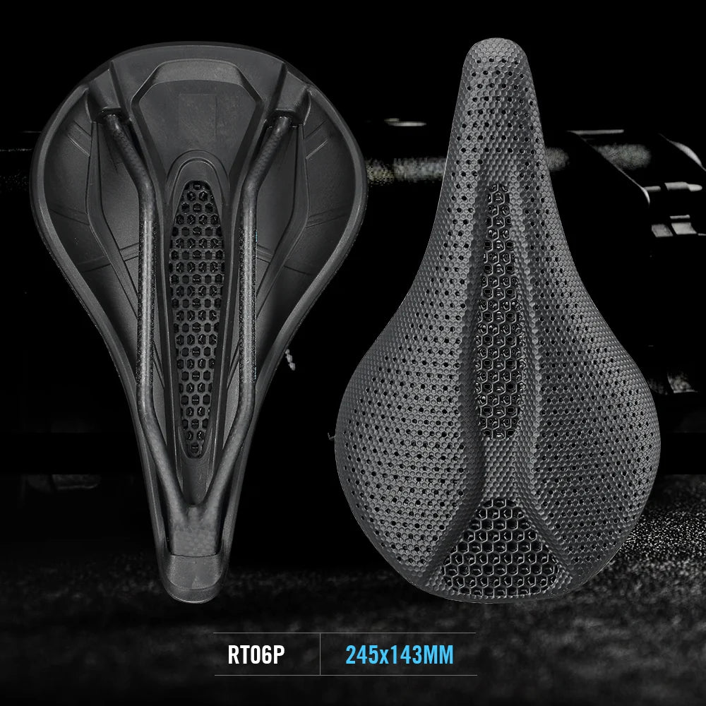 RYET Carbon 3D Printed Bike Saddle 145/155mm