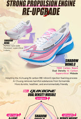 IRUNSVAN Shadow Wing 2.0 Carbon Plate Professional Marathon Running Shoes Men Lightweight Cushioning Training Outdoor Sneakers