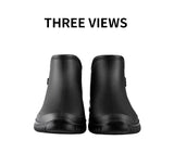 Fashionable Adult Short Rain Boots Waterproof Ankle Shoes Anti-Slip Durable Rubber Footwear For Men Women Suitable for Rainy Day
