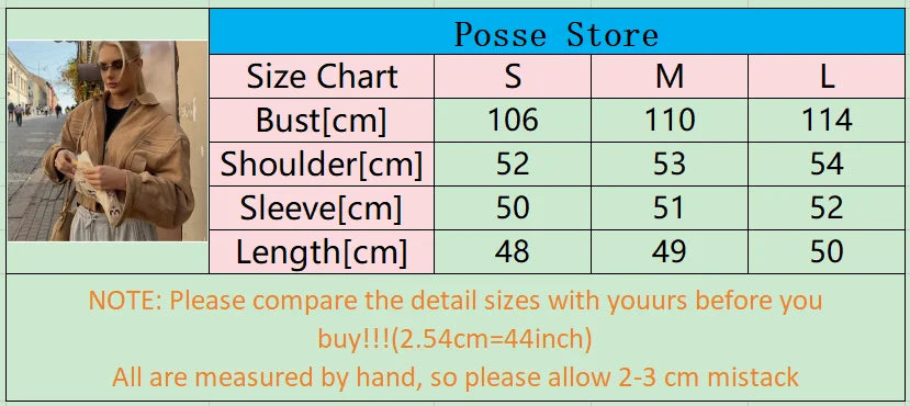 Brown Retro Suede Lapel Zippered Short Jackets Women's Casual Full Sleeves Pocket Loose Coats 2026 Spring Daily Commute Outwear