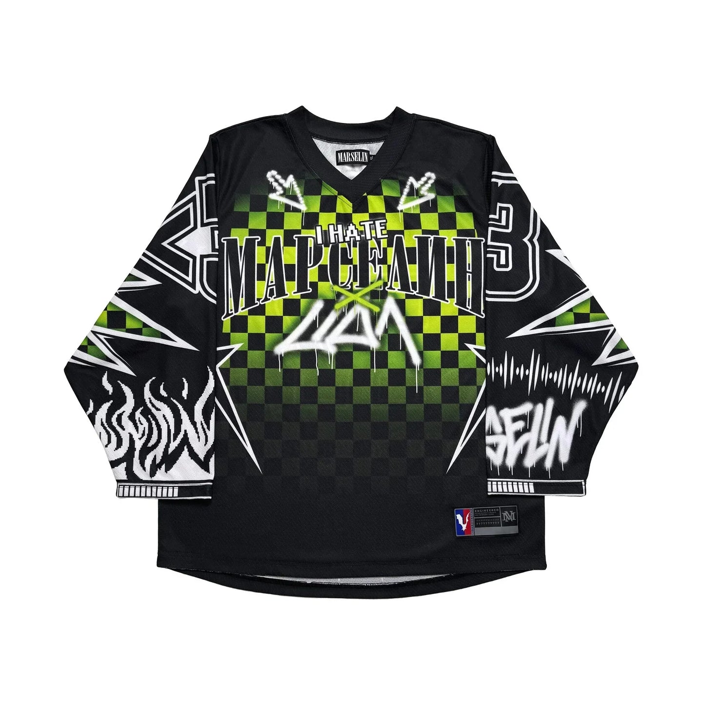 Mesh KSB Murzik Long Sleeve Baseball Jersey