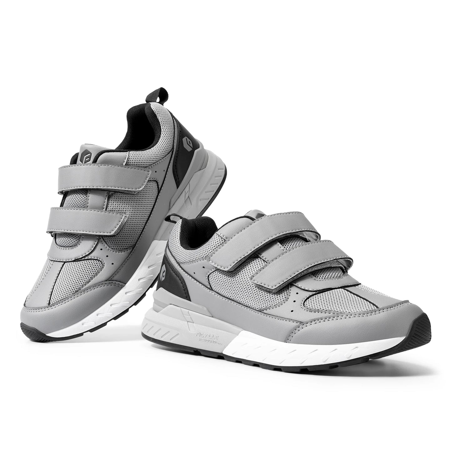 FitVille Diabetic Shoes for Men Extra Wide Width Adjustable Closure Walking Shoes Slip-on Sneakers for Foot Pain Relief Swollen