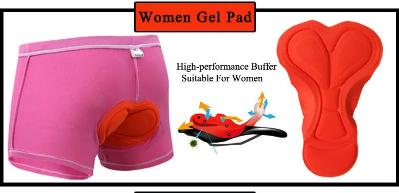 Women’s 3D Padded Cycling Underwear