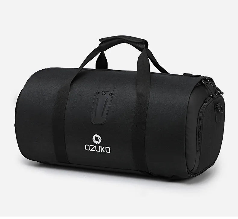 OZUKO Garment bag Multifunction Men Suit Storage Large Capacity Luggage Handbag Male Waterproof Travel Duffel Bag Shoes Pocket