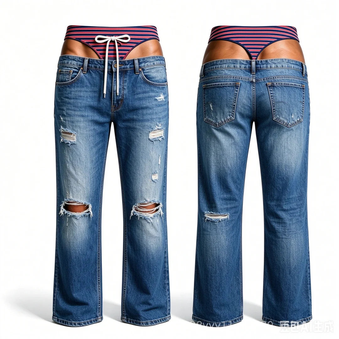 Men’s Classic Straight-Leg Stretch Jeans