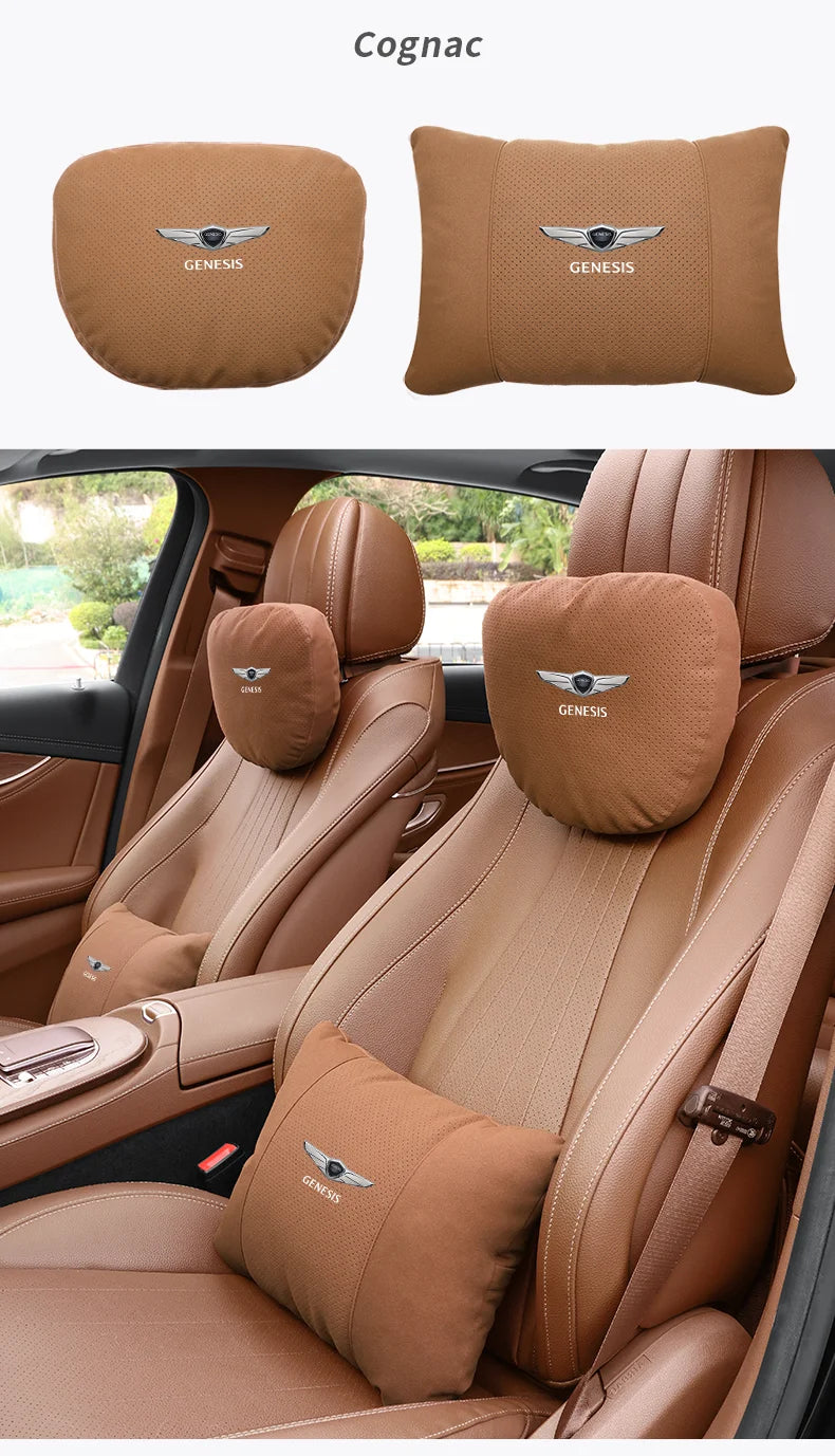 Hyundai Genesis Neck Pillow & Lumbar Cushion Set
