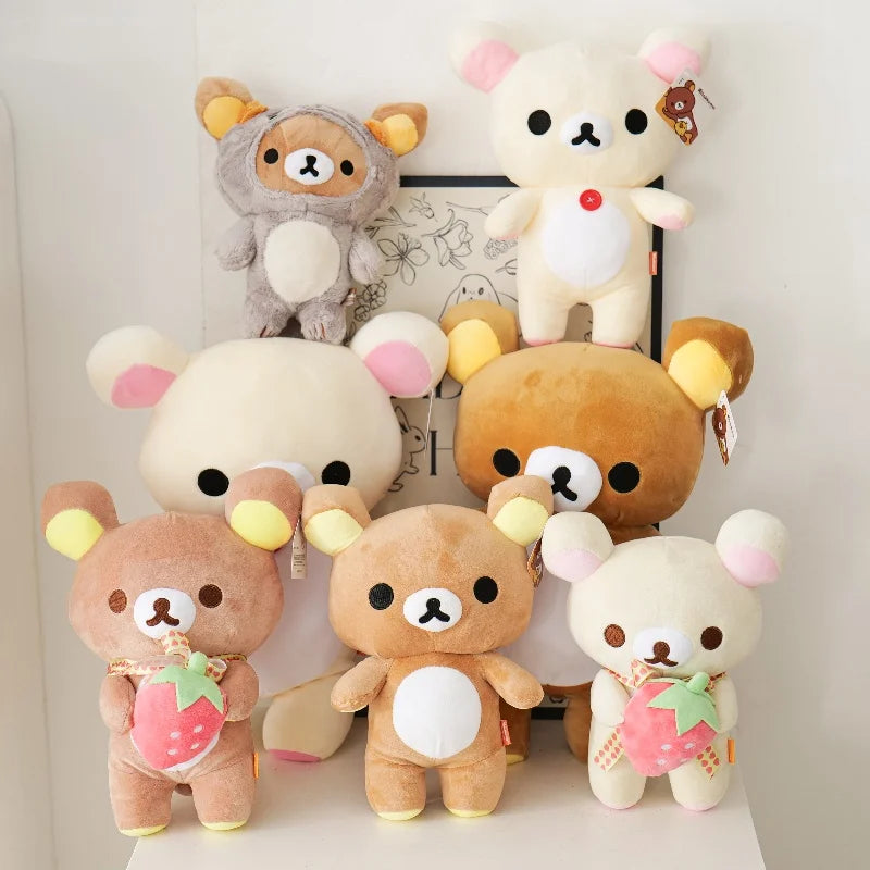 Rilakkuma & Strawberry Bear Plush Doll | Kawaii Gift