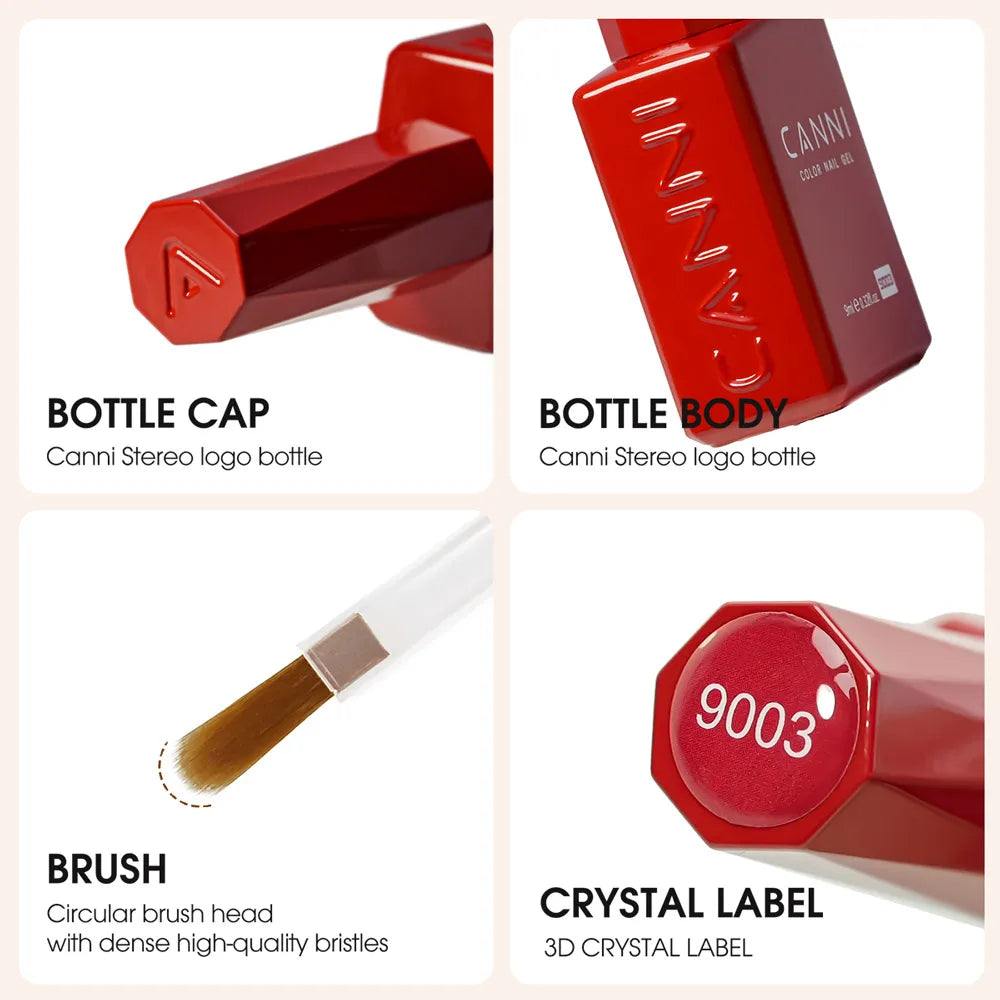 CANNI 30pcs Gel Polish Kit – HEMA & TPO Free CC Collection