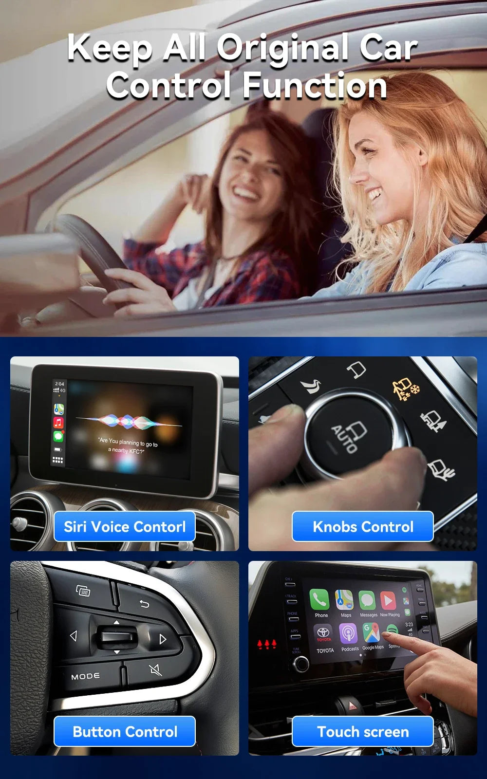 Carlinkit Android 13 Wireless CarPlay & Android Auto AI Box