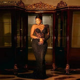 Beaded Mermaid Evening Gown | Sequin Formal Dress
