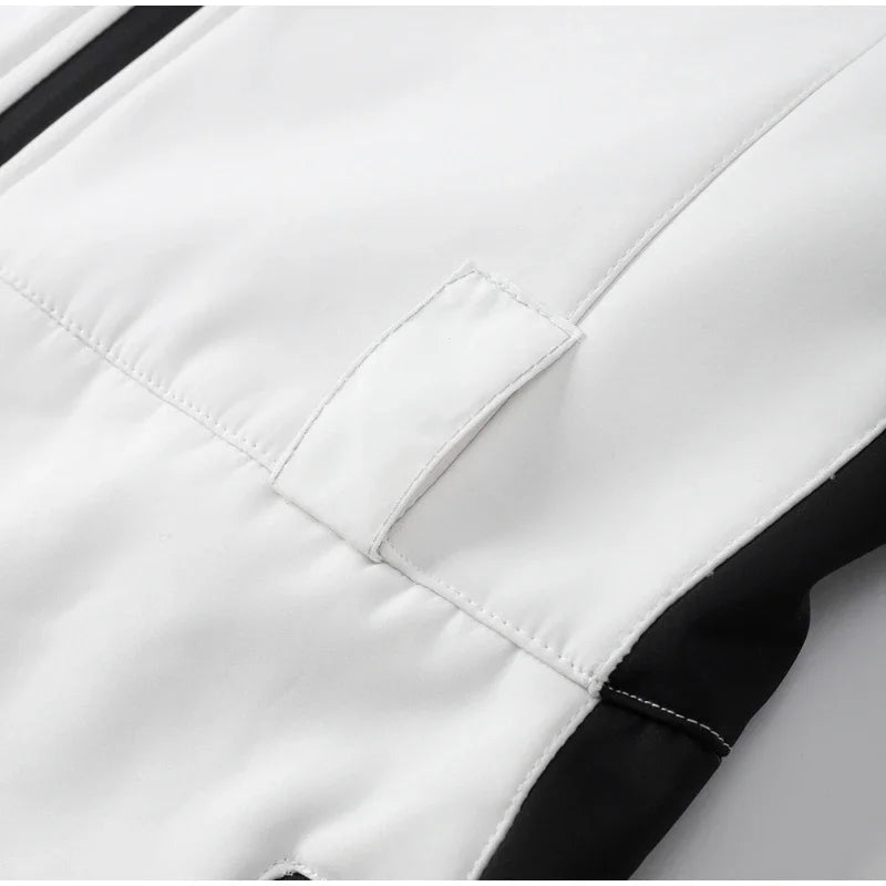 Waterproof Patchwork Ski Jumpsuit - Windproof Winter Overall
