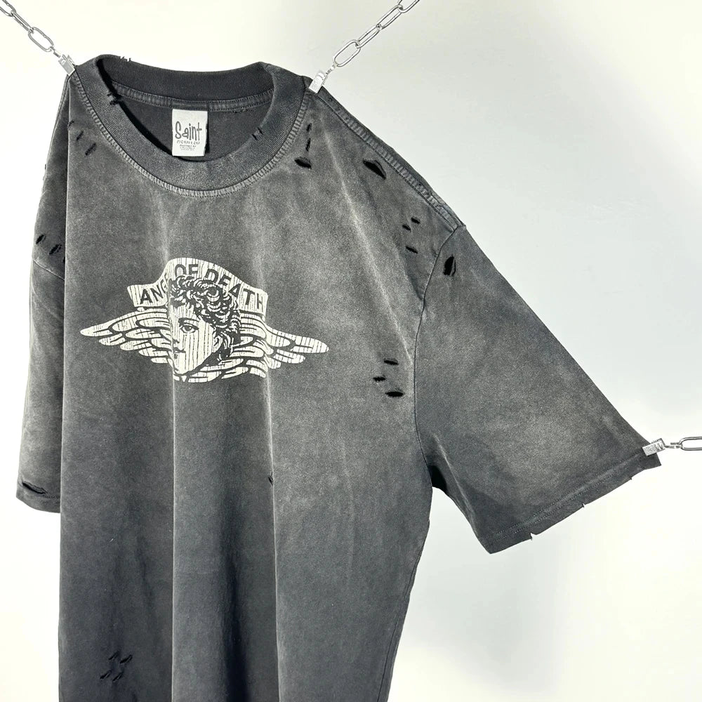 Vintage Angel Cotton Long Sleeve T-Shirt
