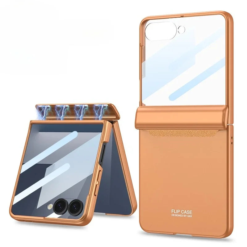 Samsung Galaxy Z Flip Magnetic Case with Hinge Protection