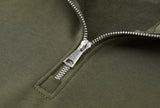 2026 Autumn and Winter Men's Casual Stand Collar Metal Half-Zip Sweater, Supporting Custom Logo