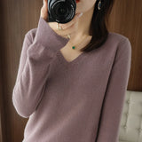Women’s Lace V-Neck Knit Sweater