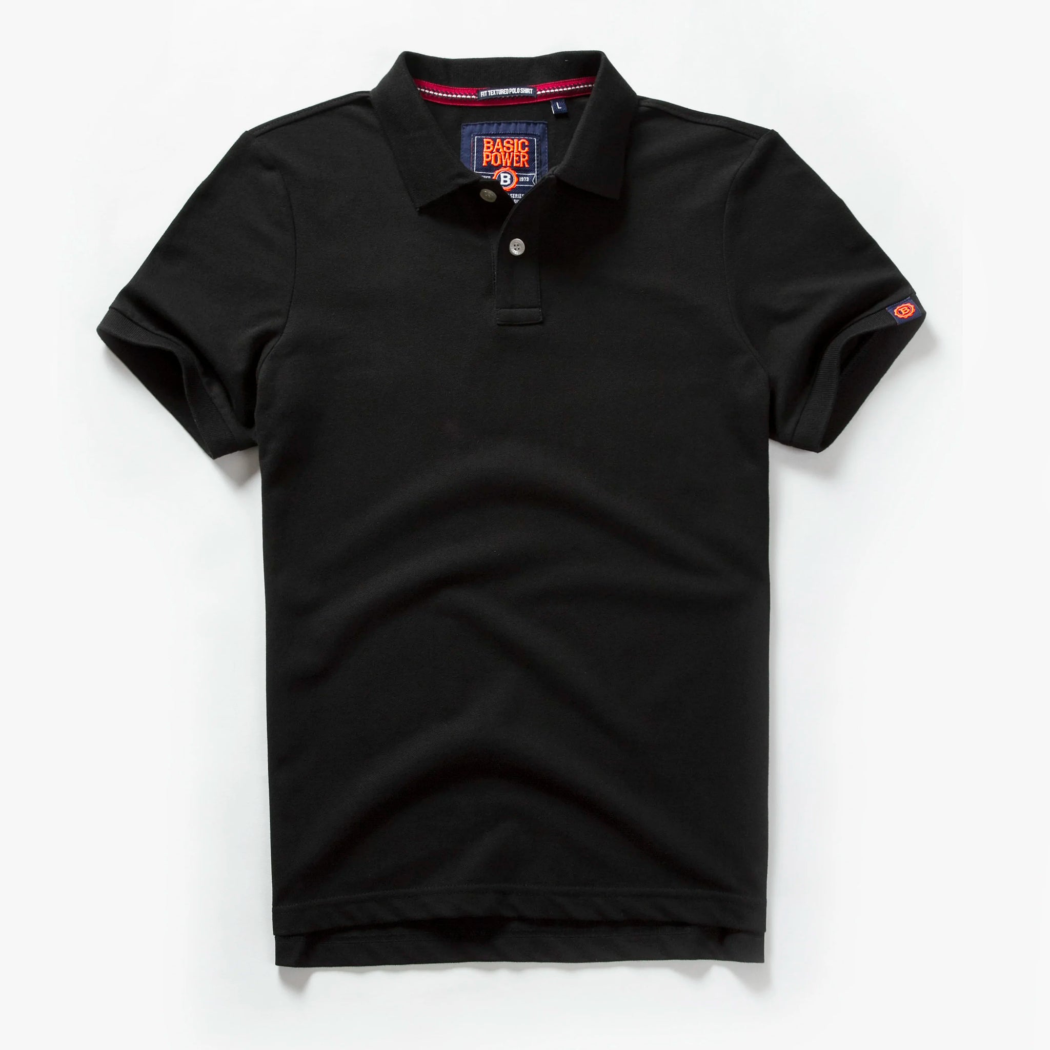 Men's Premium Cotton Polo Shirt | Short Sleeve Emblem Tee