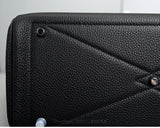 Genuine Leather Bowling Bag for Women, Top Layer Cowhide Handbag, Large Capacity Top Handle Bag, Small & Large Size