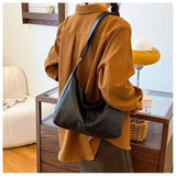 Vintage PU Leather Large Capacity Tote