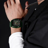 Men’s Waterproof Quartz Watch - Silicone Sport Strap