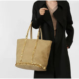 Women's Sequin Canvas Tote Bag