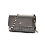 Luxury Letter Color Block Crossbody Chain Bag