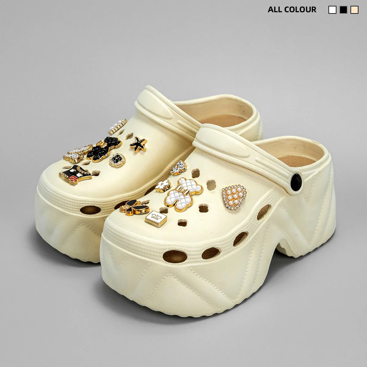 Women’s 9CM High-Platform Garden Clogs
