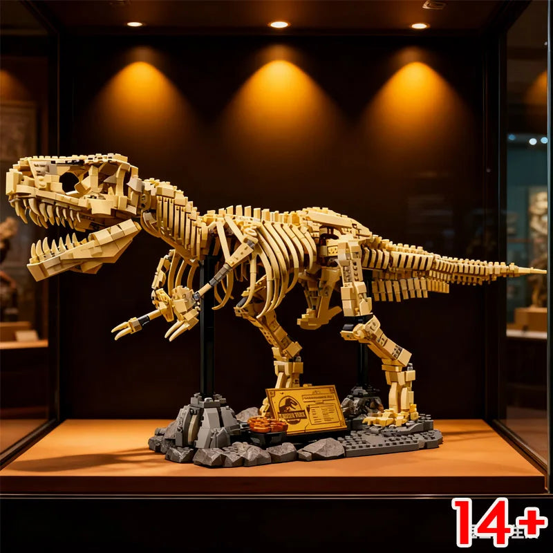 3145pcs Dinosaur Fossil Building Blocks T-Rex Skeleton Model Toys For Kids Birthday Gift Home Decor