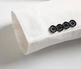 Men’s Classic Three-Piece White Business Suit