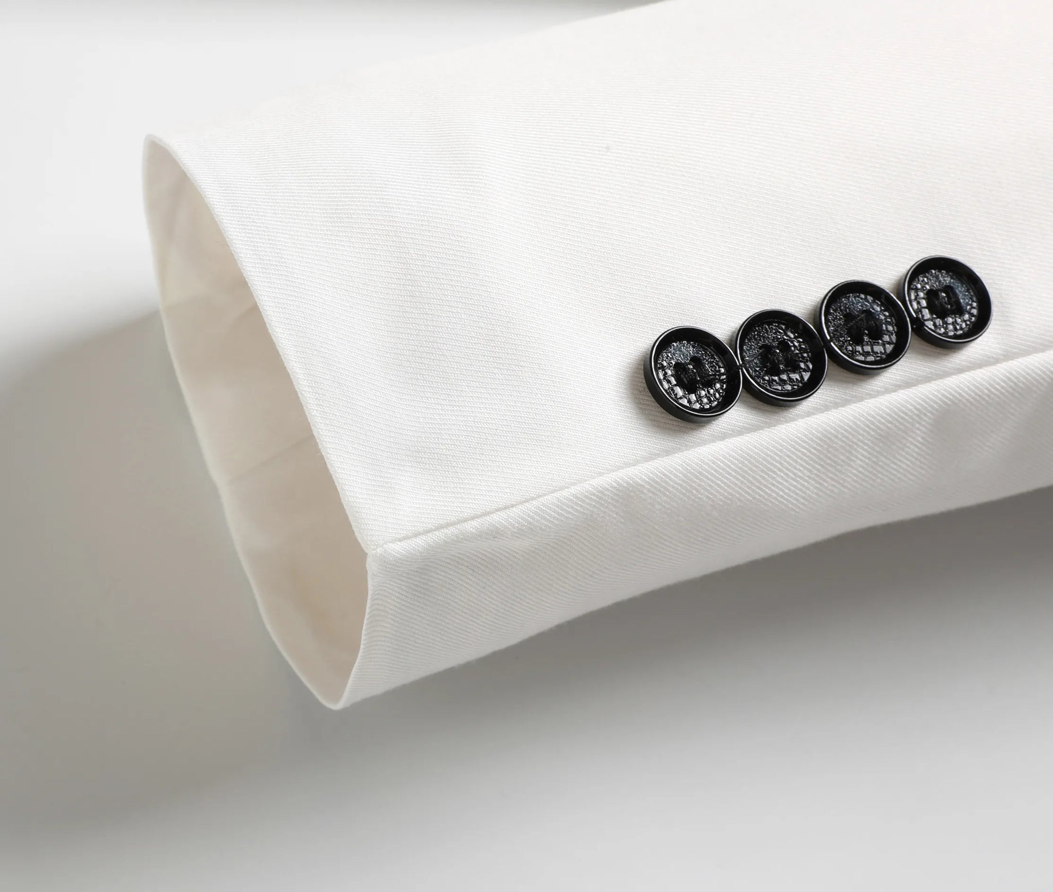 Men’s Classic Three-Piece White Business Suit