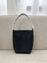 25 year new cowhide lychee pattern single shoulder commuting versatile large capacity bucket bag