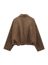 Women's Vintage Bomber Jacket – Effortless Chic