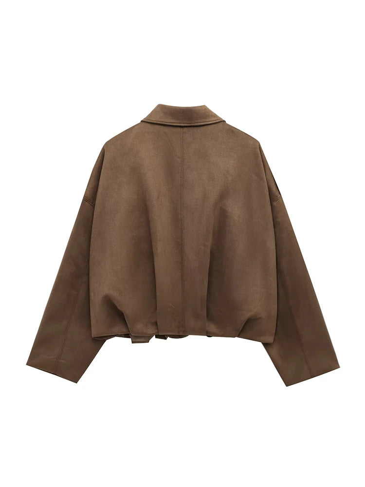 Women's Vintage Bomber Jacket – Effortless Chic