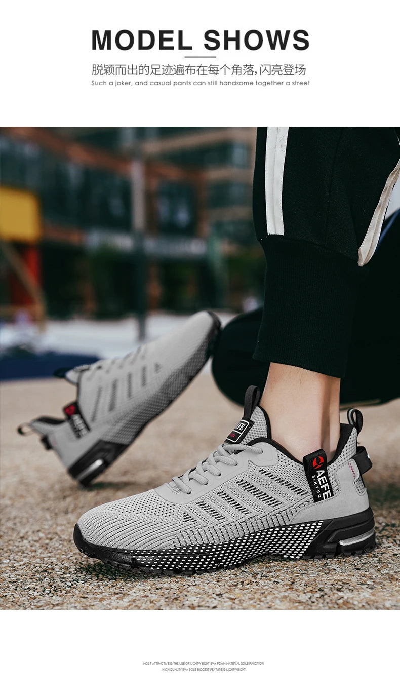 New Men Running Shoes Breathable Outdoor Sports Shoes Lightweight Sneakers for Men Comfortable Athletic Training Footwear