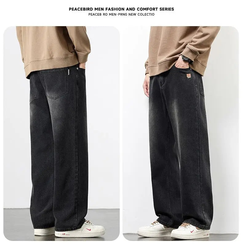 Men's Vintage Loose-Fit Baggy Jeans | Spring & Autumn