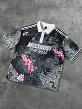 Men's 3D Print Polo Shirt – Breathable Summer Knit