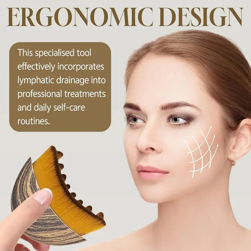 Lymphatic Contour Face Brush – Sculpting & Drainage Massager