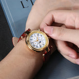 BERNY Retro Automatic Men's Watch Sun&Moon Phase Luminous ST1652 Classic Genuine Leather Luxury Mechanical Men's Dress Watches