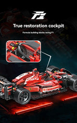 Creative DIY Racing Car Model Building Bricks Kit Advanced MOC Construction Toys for Adults Boys Girls Holiday Gift Idea