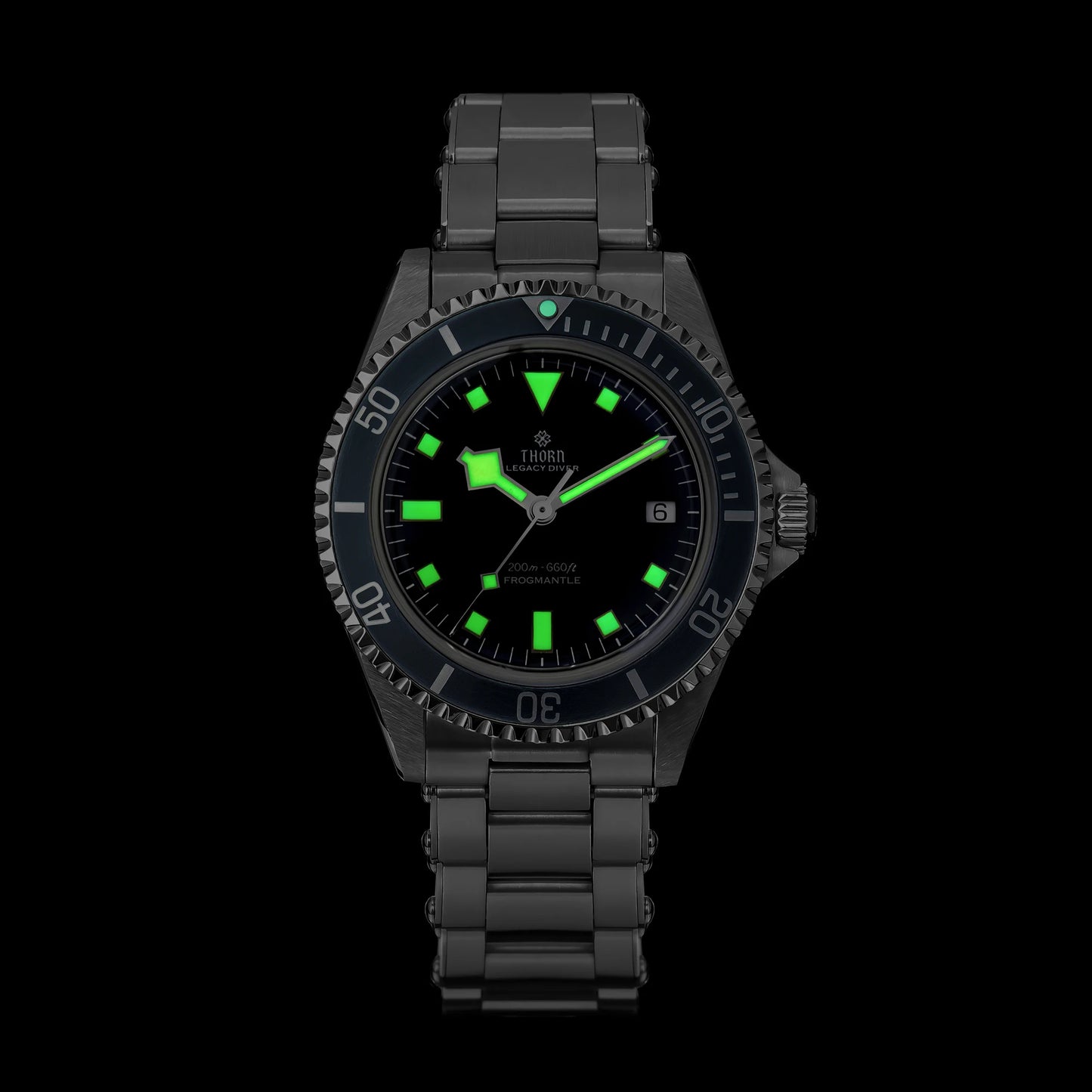 THORN T023 V2 Diver Watch Men PT5000 Automatic Watch 40Mm Mechanical Wristwatch Sapphire Waterproof 200M Vintage Luxury Watches
