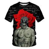 Men's 3D Print Crew Neck T-Shirt