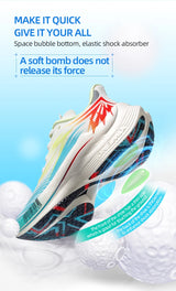 ONEMIX Beam New Arrival Training Running Shoes for Men Full Sole Nylon Plate Sport Shoes Breathable Summer Female Jogging Shoes