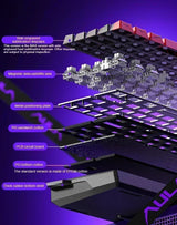 AULA WIN60 WIN68 HE Magnetic Keyboards Esports Rapid Trigger 8K Return RGB Hotswap Wired Gaming Mechanical Keyboard for Pc Gamer