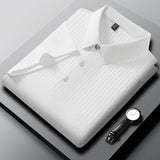Men's Striped Polo Shirt – Breathable Summer Style