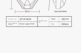 LED Motorcycle Rider Backpack Eyes Glow pattern carbon fiber texture helmet locomotive backpack school bag Moto Laptop backpack