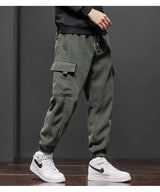 Men's Drawstring Casual Cargo Pants