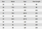 Men's Winter Fleece Thicken Lightweight Business Straight Leg Jeans Solid Color Versatile Slight Elastic Long Pants
