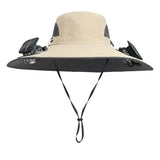 Solar-Powered Cooling Bucket Hat | UPF 50+ Wide Brim