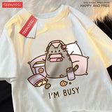 "Sorry I’M Busy" Gamer Cat T-Shirt