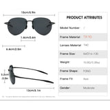 TR90 Frameless Polarized Aviator Sunglasses – Ultralight