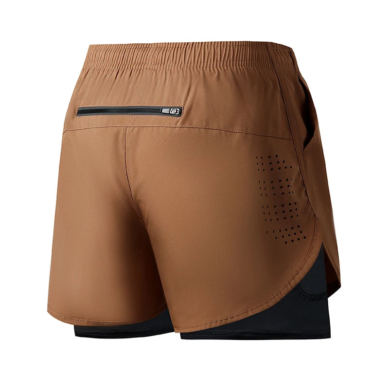 Performance Double-Layer Training Shorts | Moisture-Wicking Athletic Gear